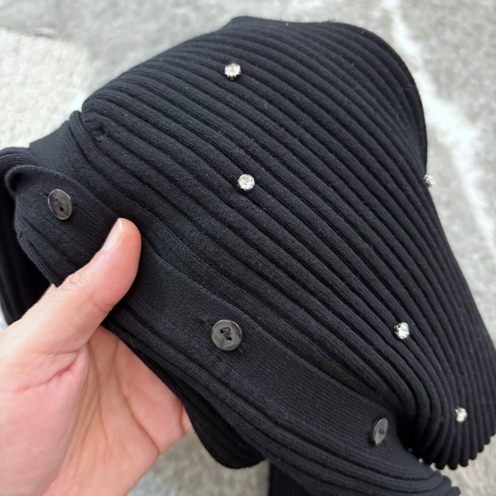 H&M Ribbed Rhinestone Cardigan - Picture 9 of 12